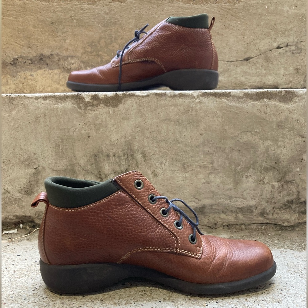 Brown ankle boots